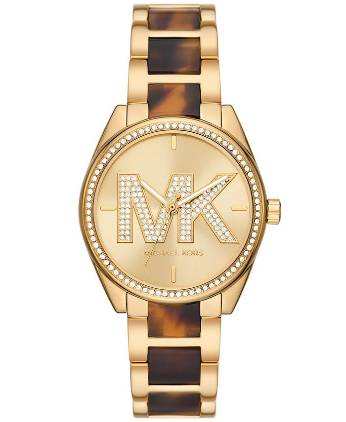 Michael Kors Janelle Three-Hand Two-Tone Stainless Steel Watch