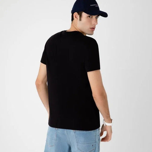 Tommy Hilfiger Tommy Logo Tee Bas Jet