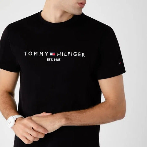 Tommy Hilfiger Tommy Logo Tee Bas Jet