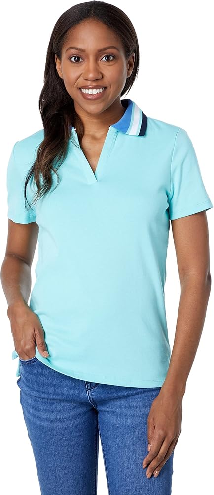 Tommy Hilfiger Women’s Button, Polo Level-up from Basic T-Shirts