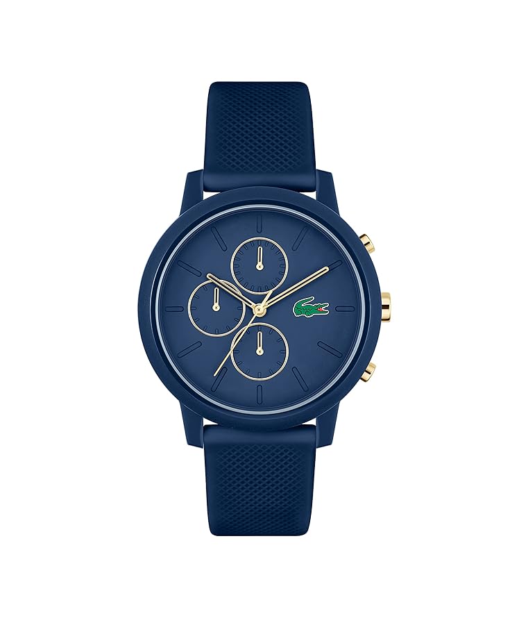 Lacoste 12.12 Watch with Blue Silicone Strap