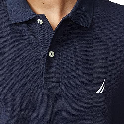 Nautica mens Classic Fit Short Sleeve Solid Soft Cotton Polo Shirt Polo Shirt