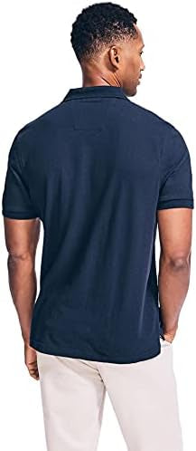 Nautica mens Classic Fit Short Sleeve Solid Soft Cotton Polo Shirt Polo Shirt