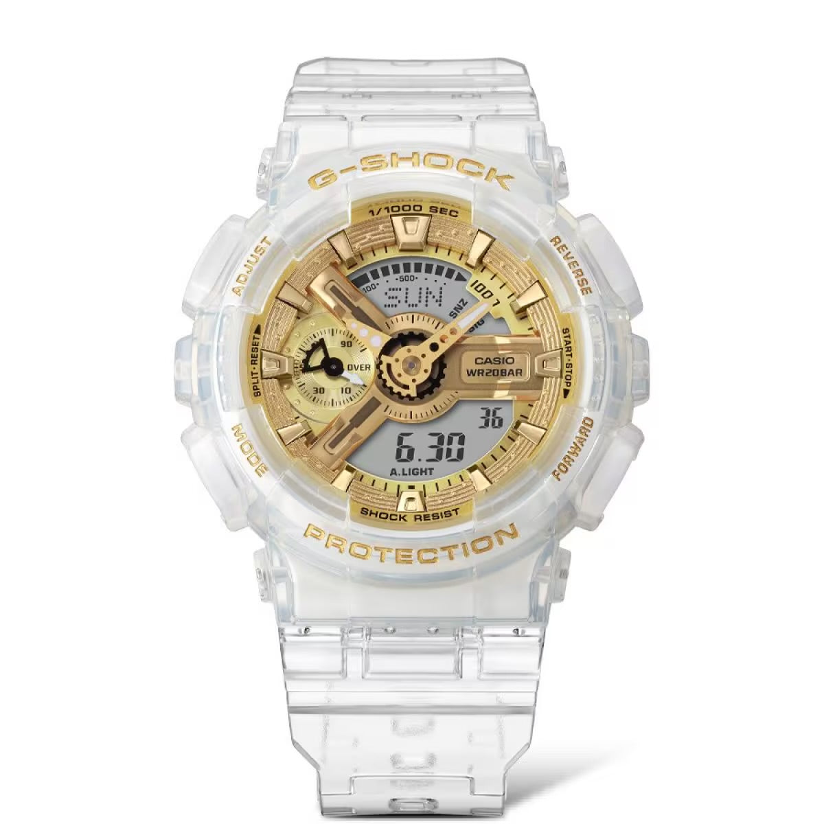Casio G-Shock Quartz Analog-Digital Gold Dial Ladies Watch