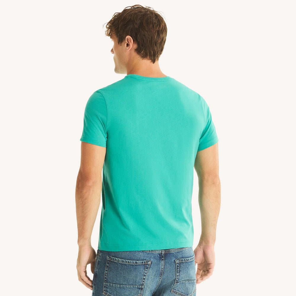 NAUTICA-Logo Palm Tree Graphic T-Shirt