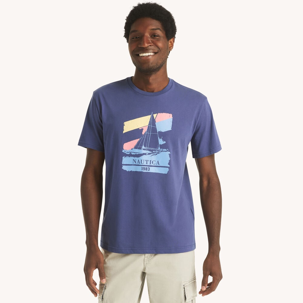 Nautica-Sailboat Graphic T-Shirt