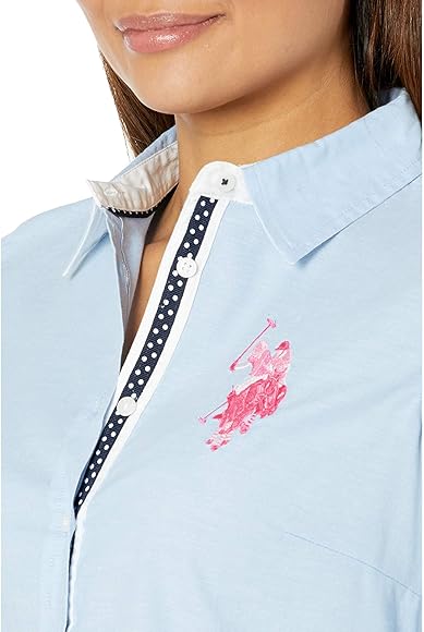 U.S. Polo Assn. Long Sleeve Oxford Tonal Pony Shirt