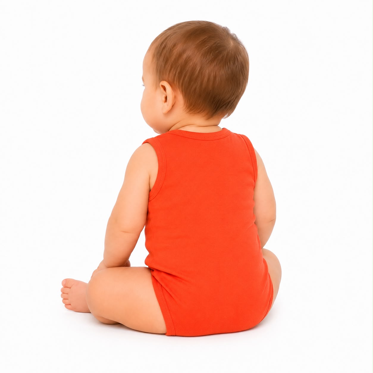 Carter’s Vibrant orange sleeveless bodysuit