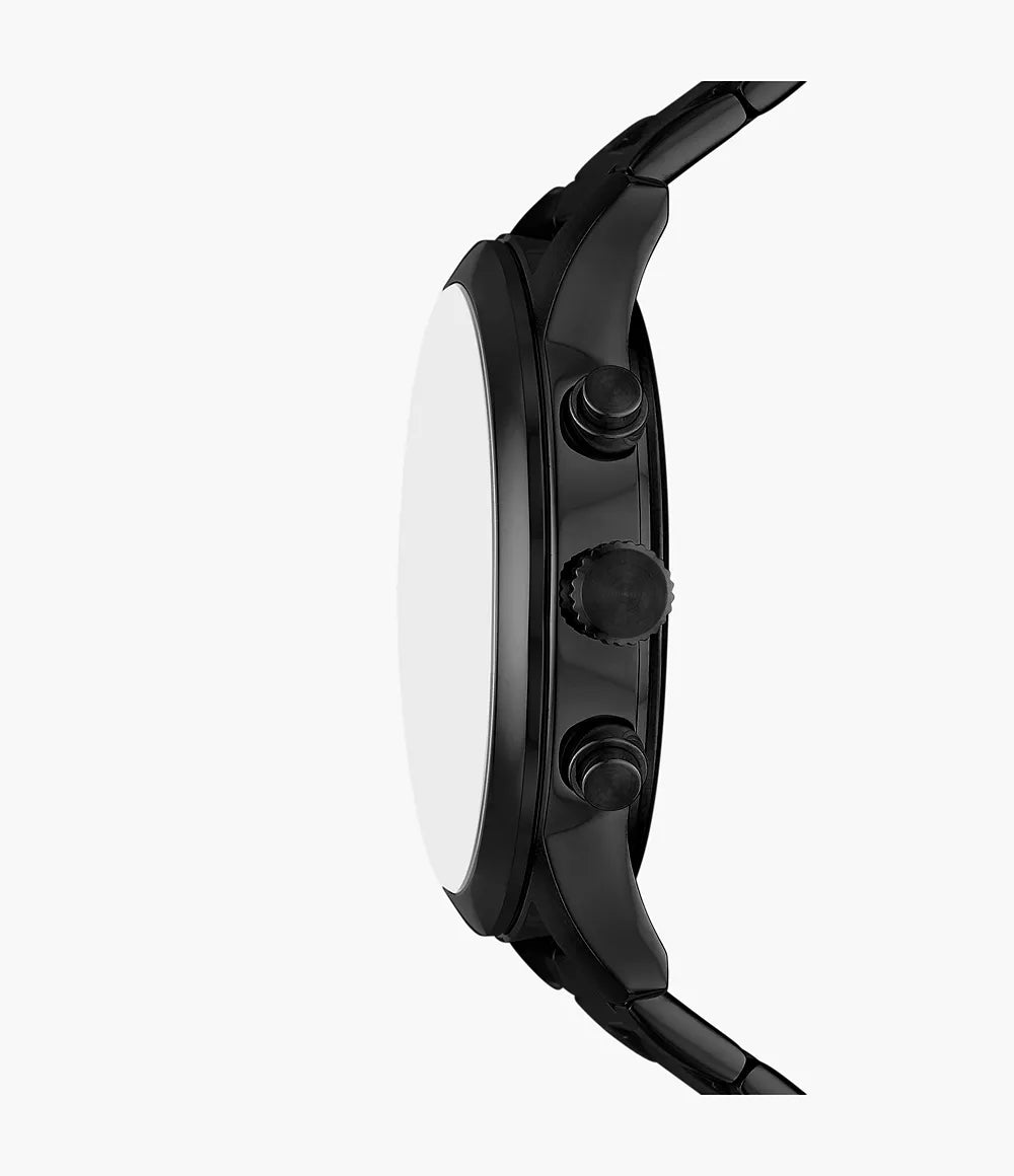 Fossil multifunción Bennett de acero inoxidable en color negro