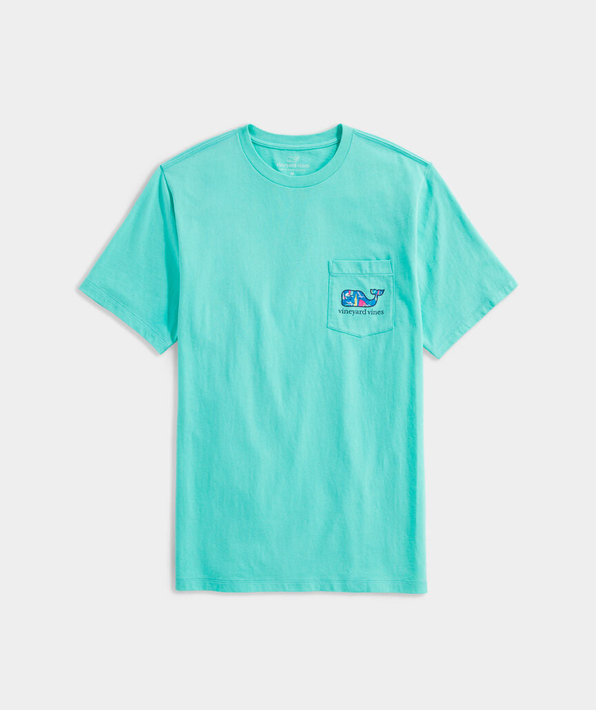 Vineyard Vines Sailing Whale Fill Short-Sleeve Pocket Tee