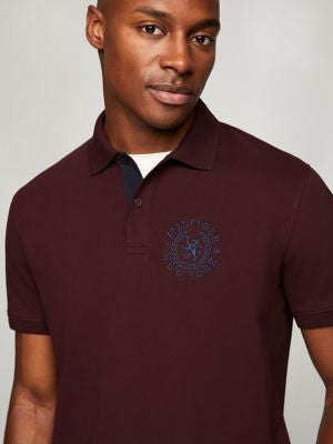 Tommy Hilfiger-Regular Fit Embroidered Heritage Polo
