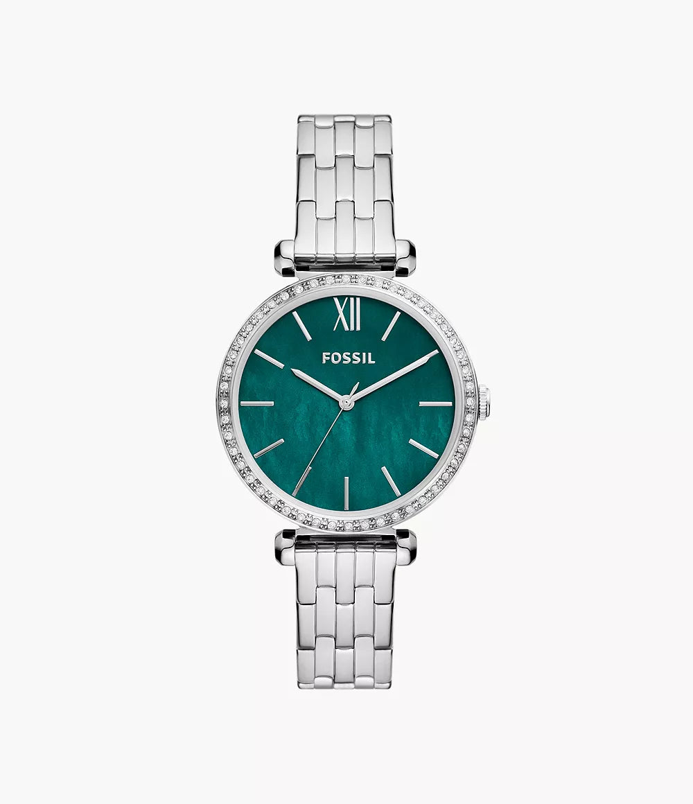 Fossil Tillie Three-Hand Stainless Steel Watch