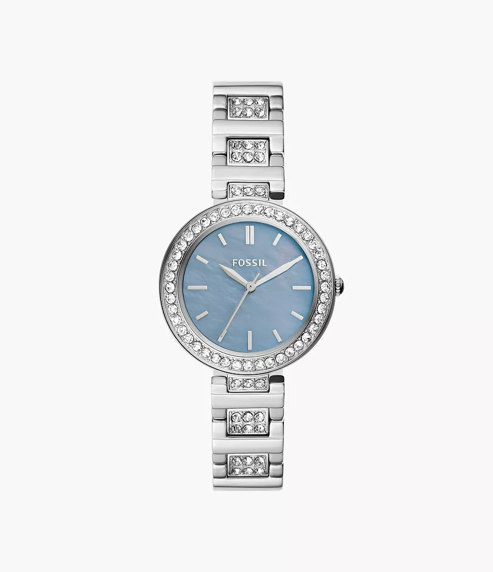 Fossil Karli Three-Hand Stainless Steel Watch