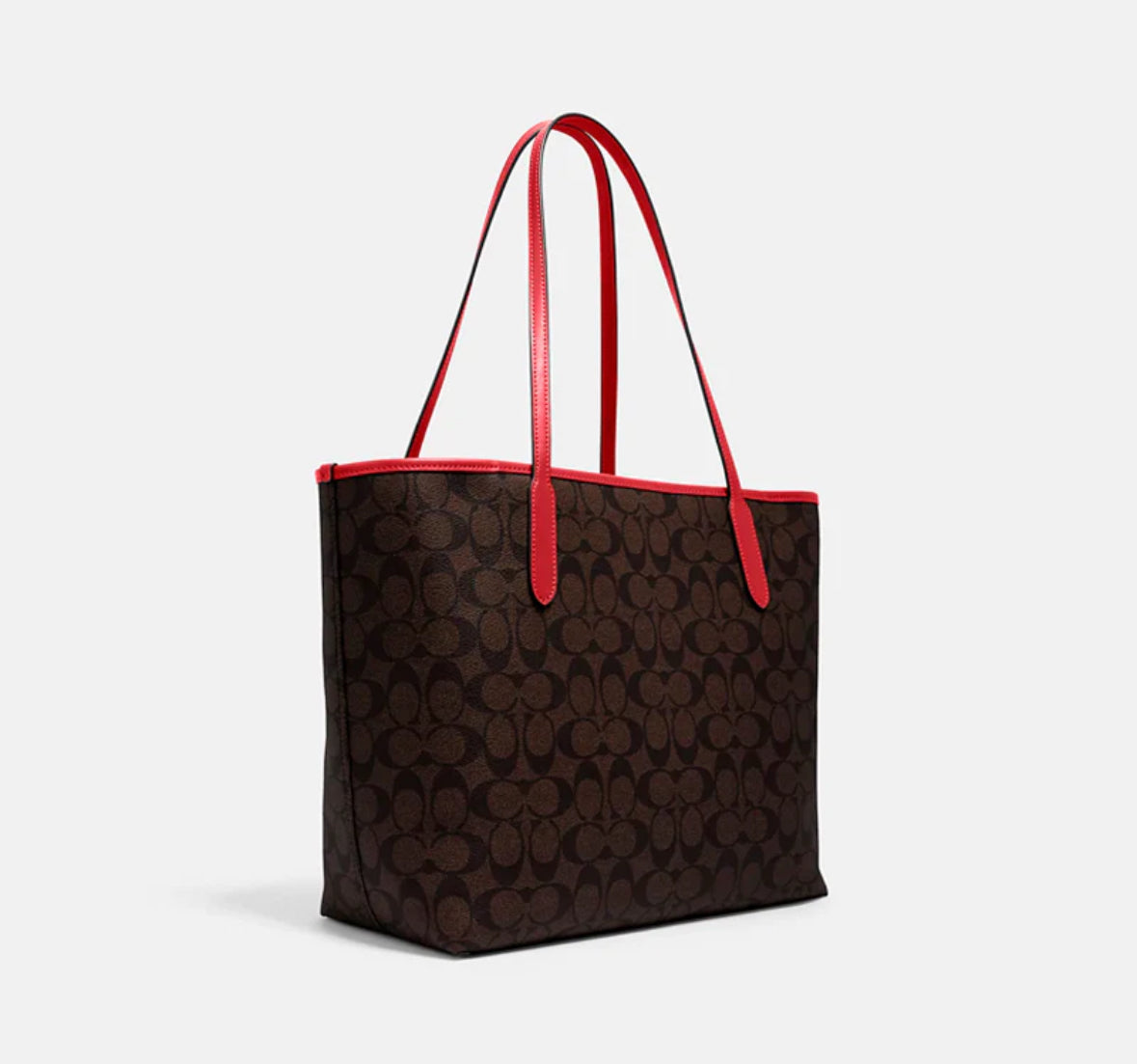Coach City Tote in Signature Canvas Shoulder Bag