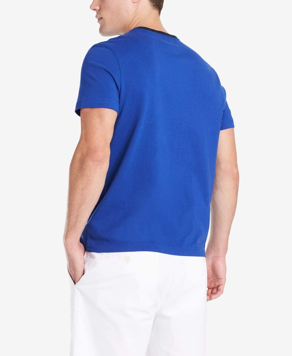 Tommy Hilfiger Men’s Short Sleeve T-Shirt with Exclusive Stripe Print