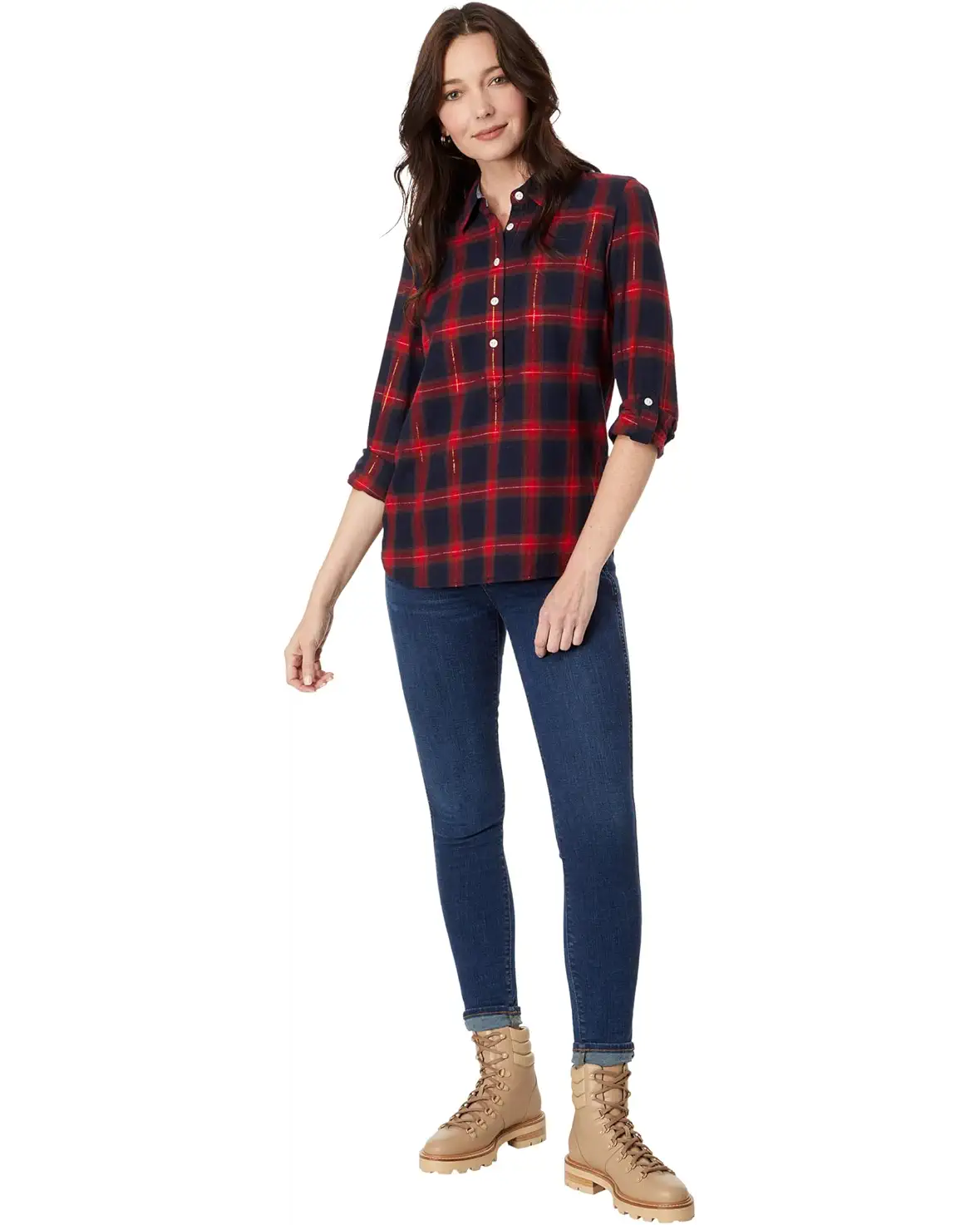 Tommy Hilfiger Plaid Popover Women’s Shirt