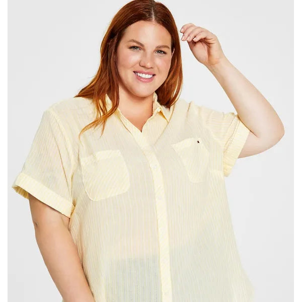 Tommy Hilfiger Petite Wrinkle Free No Iron Shirt