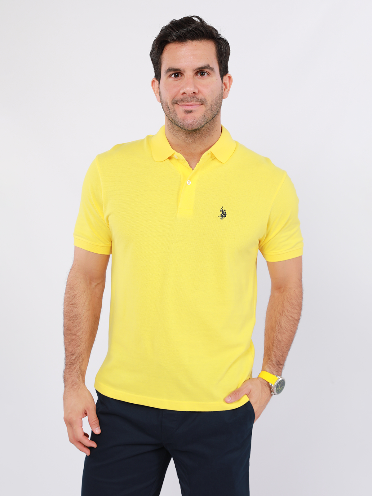 U.S. Polo Assn. Polo de punto sólido