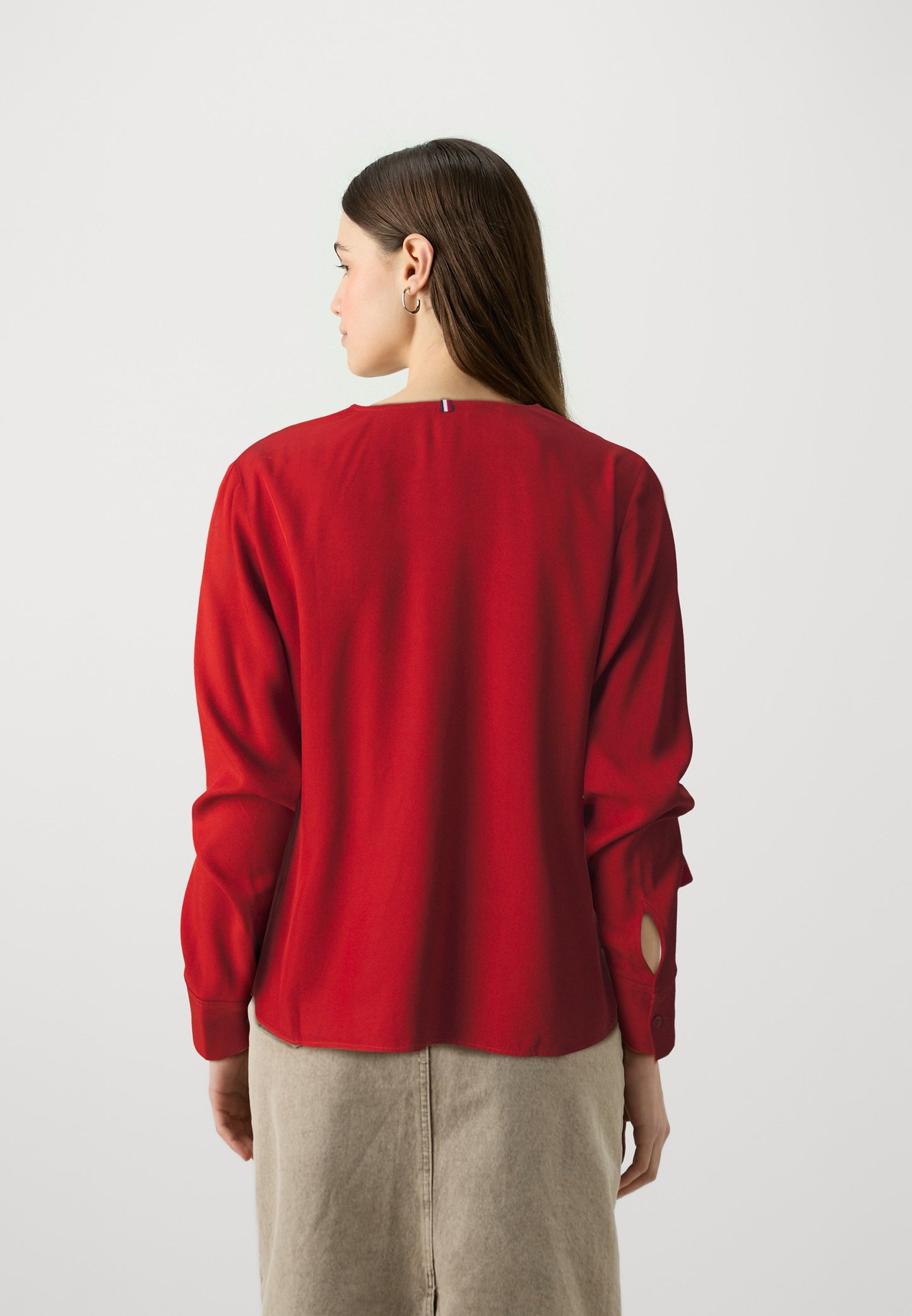 Tommy Hilfiger Regular V Neck Blouse