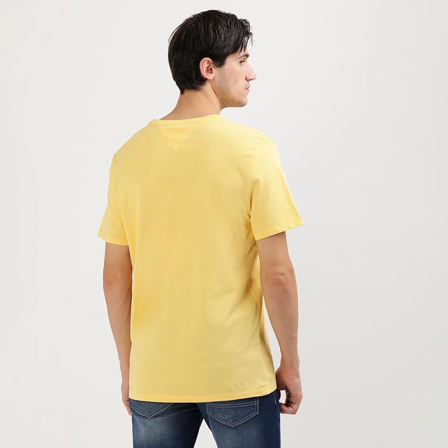 Tommy Hilfiger Mens Yellow Color T-Shirt