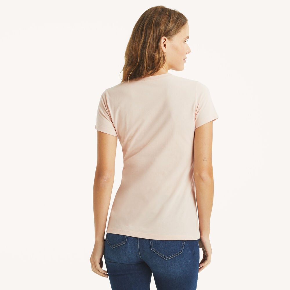 Náutica-foil floral logo graphic t-shirt