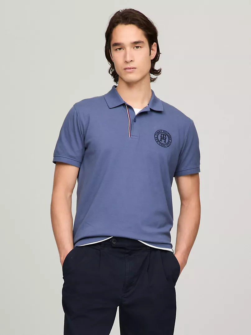 Tommy Hilfiger Embroidered Monogram Regular Fit Polo Tommy Hilfiger