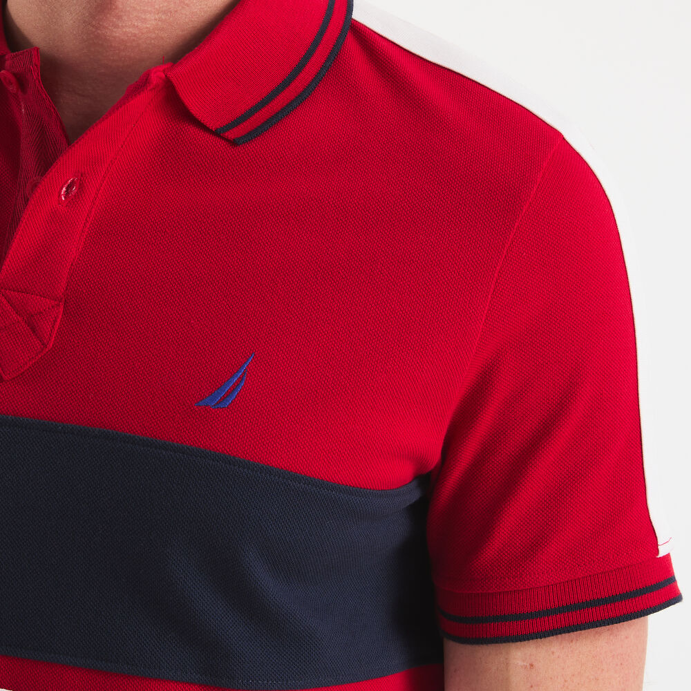 Nautica Classic Fit Colorblock Polo