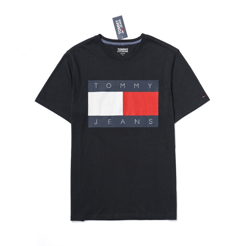 Tommy Hilfiger Tommy T-Shirt JEANS Series Fashion Loose Men'S Short Sleeves