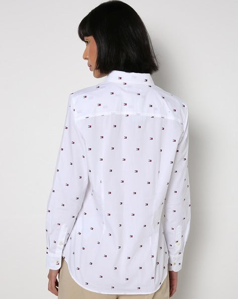 Tommy Hilfiger Felicia Logo Print Shirt