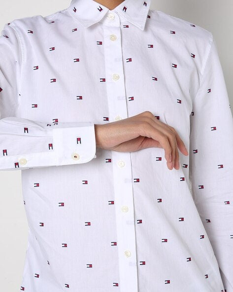 Tommy Hilfiger Felicia Logo Print Shirt