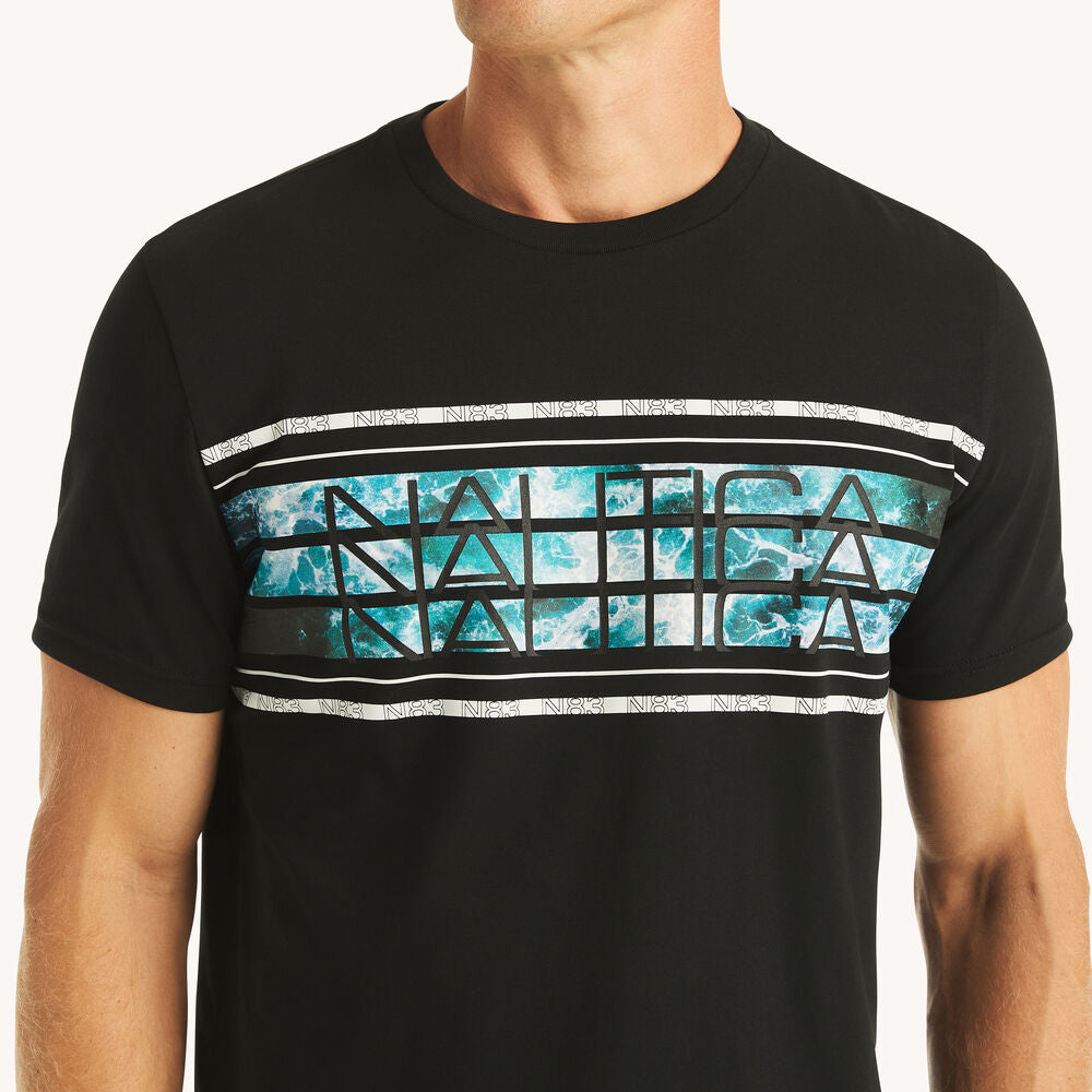 Náutica -ocean waves graphic t-shirt