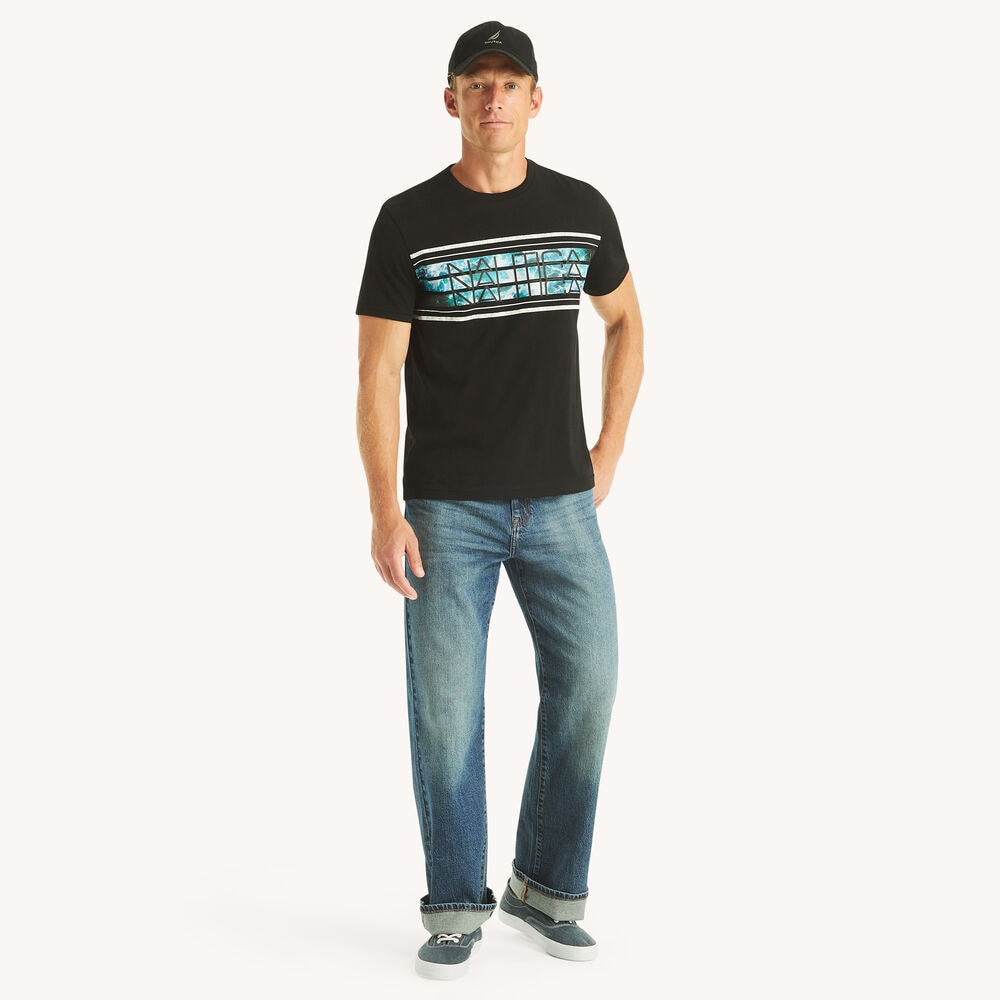 Náutica -ocean waves graphic t-shirt