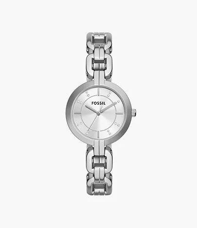 Fossil Kerrigan Three-Hand Stainless Steel Watch