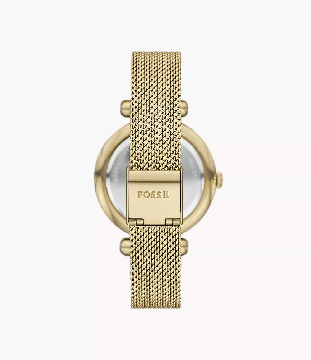 Fossil Tillie Three-Hand Gold-Tone Stainless Steel Watch