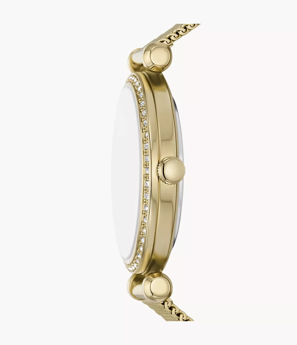 Fossil Tillie Three-Hand Gold-Tone Stainless Steel Watch