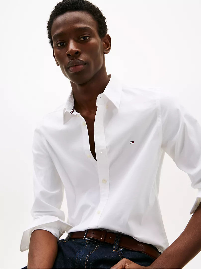 Tommy Hilfiger THFlex Slim Fit Poplin Dress Shirt