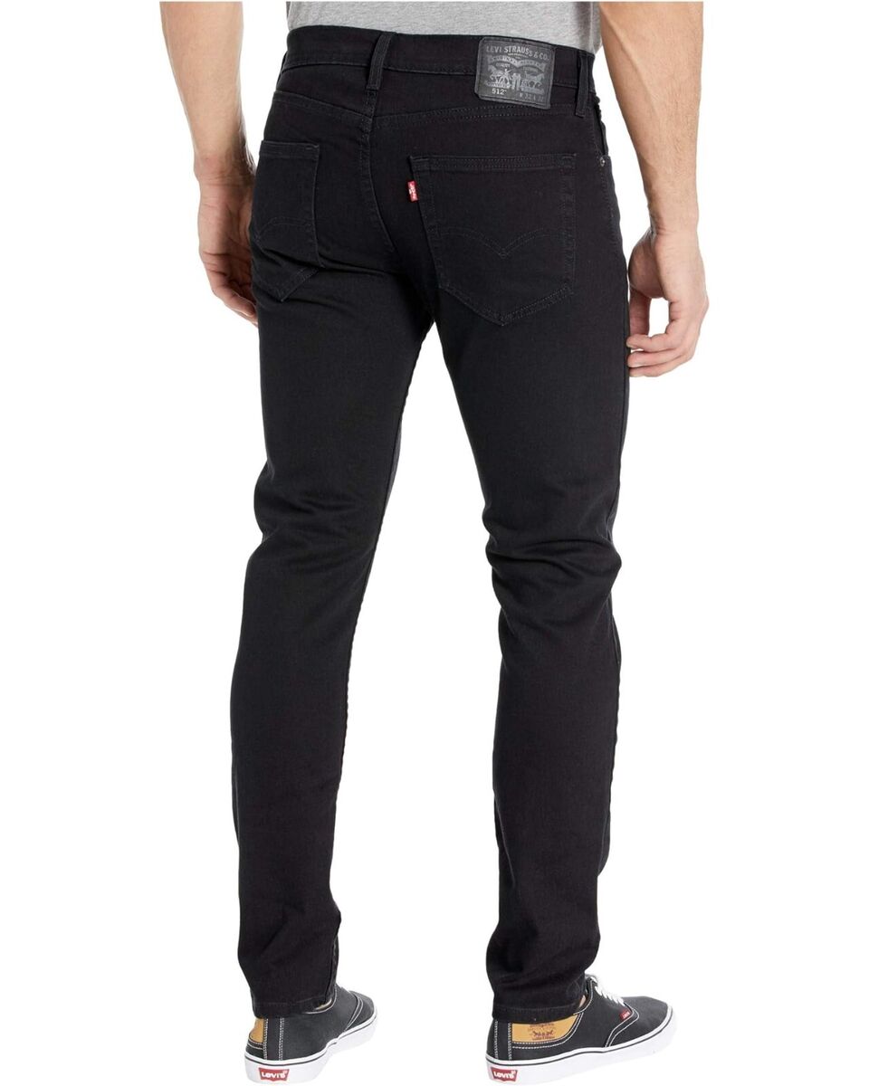 Levi’s Black 512 slim tapered Stretch Denim Jens Man