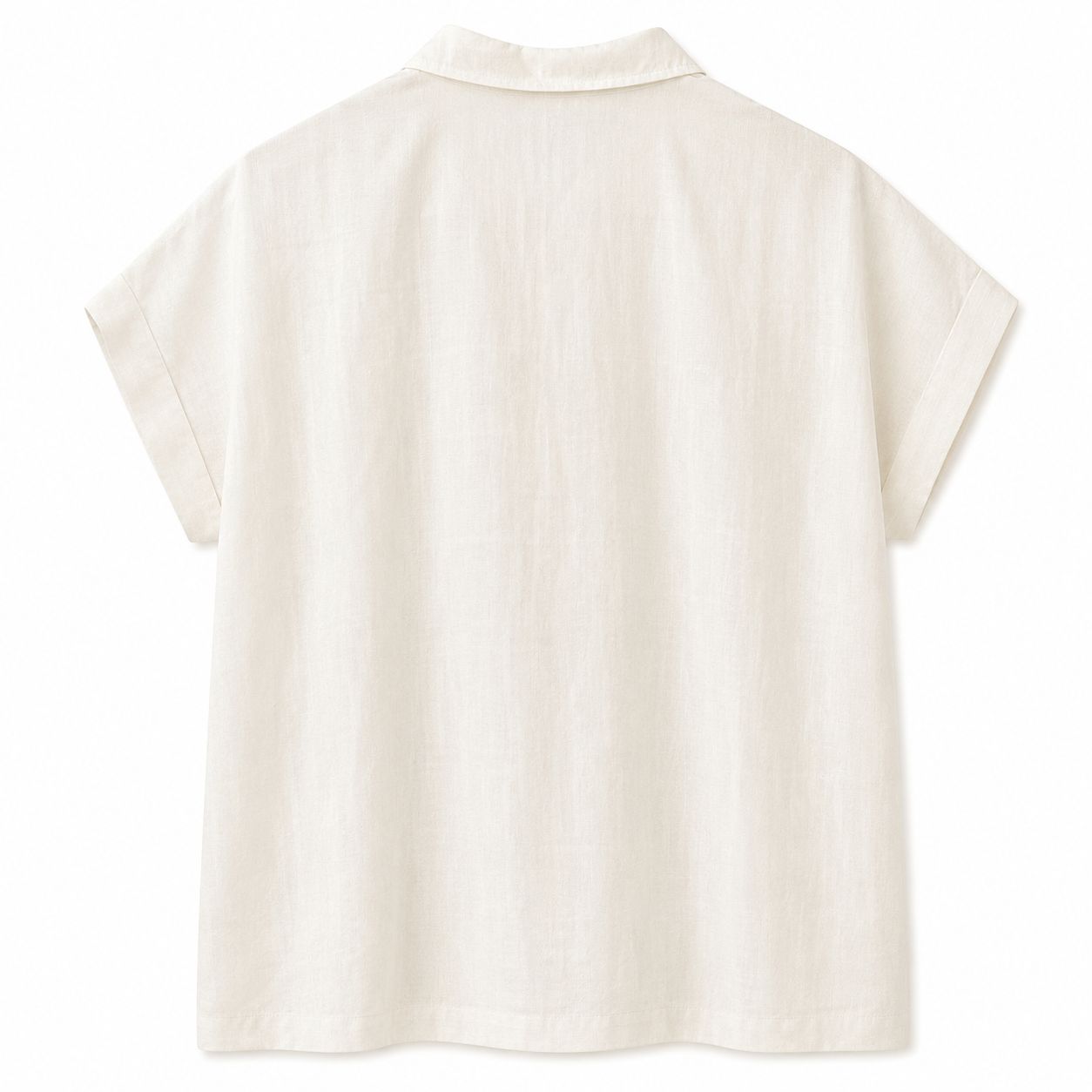 Cable & agache Studio White pullover design blouse with laper collar Women’s