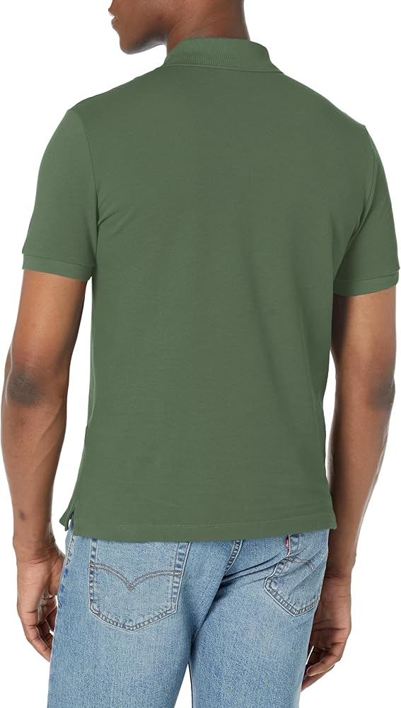 Lacoste - Camisa tipo polo para hombre, slim fit, de piqué, manga corta