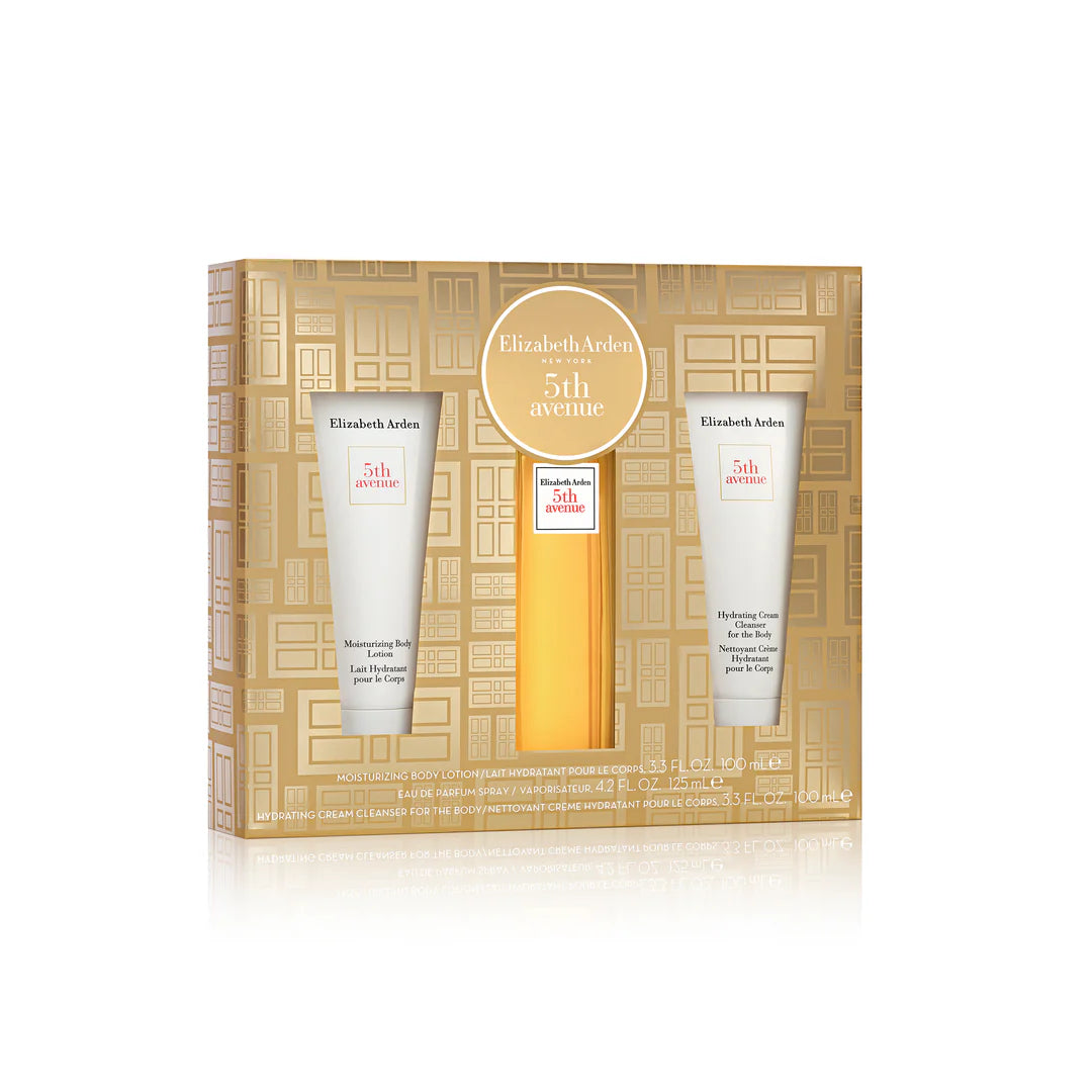 Elizabeth Arden 5th Avenue125ml 3 Piece Fragance Gift Set