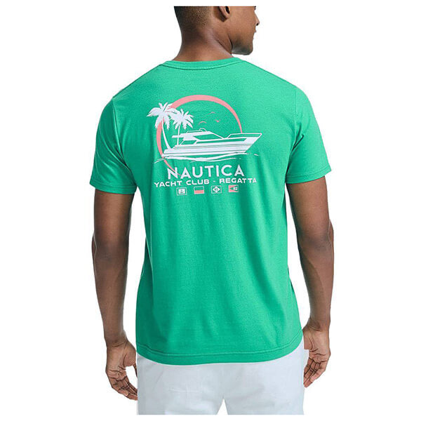 Nautica-Sustainably Crafted Yacht Club Graphic T-Shirt