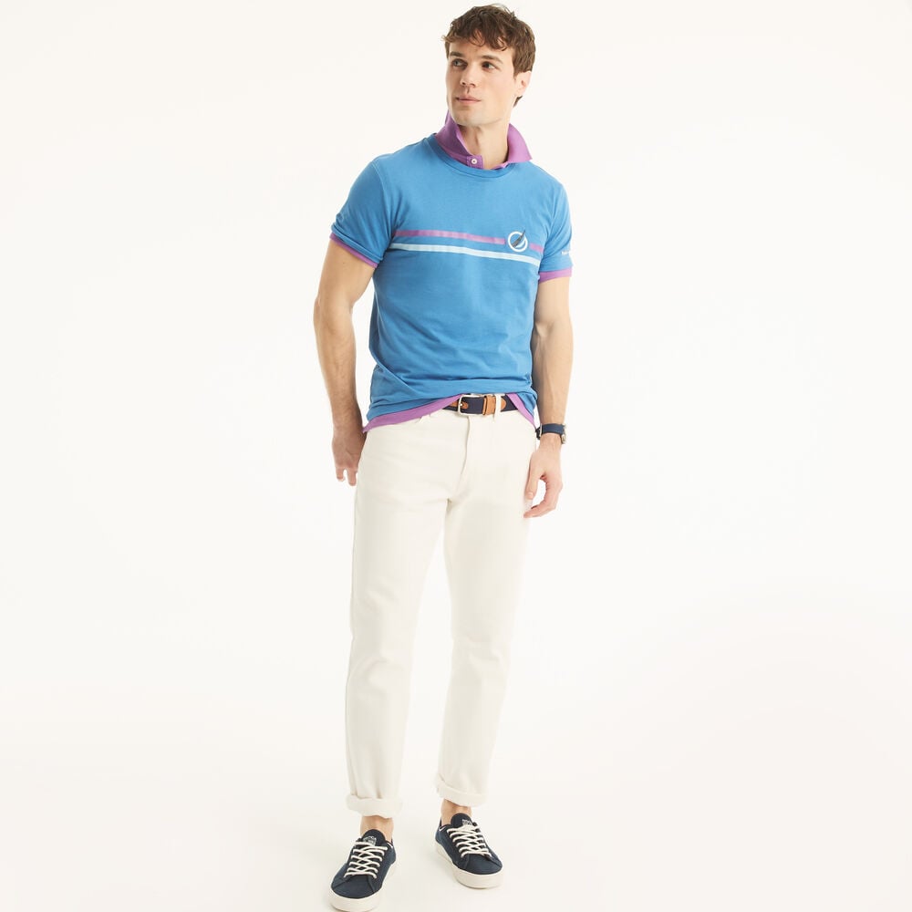 Nautica Chest-Stripe Crewneck T-Shirt