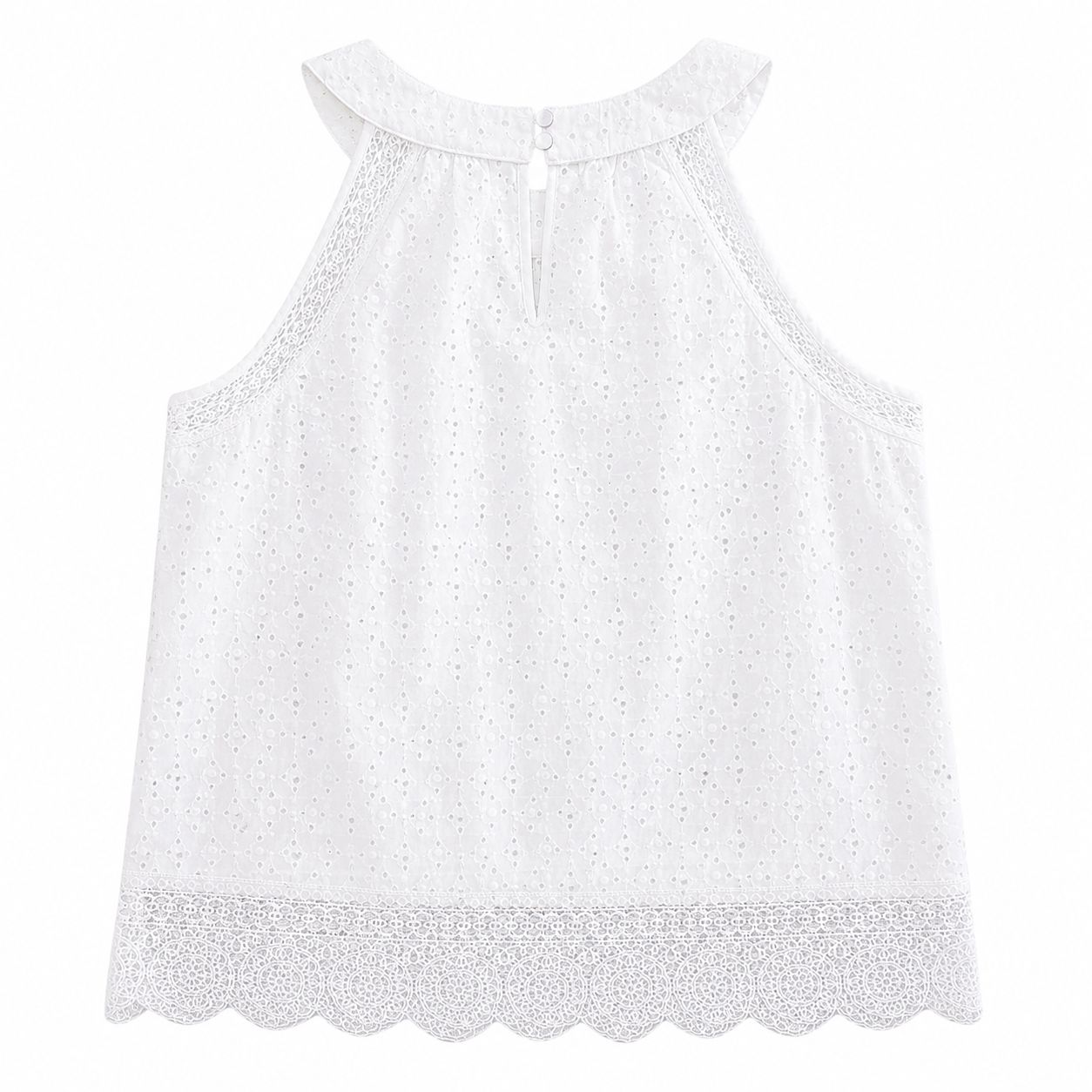 Adiva White halter blouse Women’s