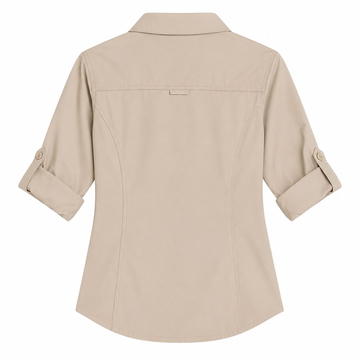 Columbia Silver Ridge beige hiking shirt with sun protection