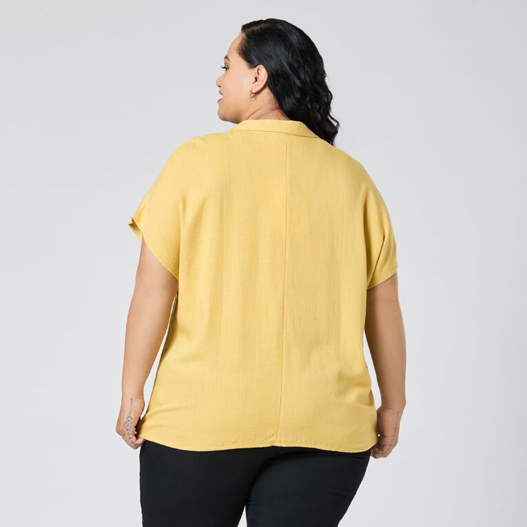 Modern Works Women's PS Lined Blend Curve Hem Shirt