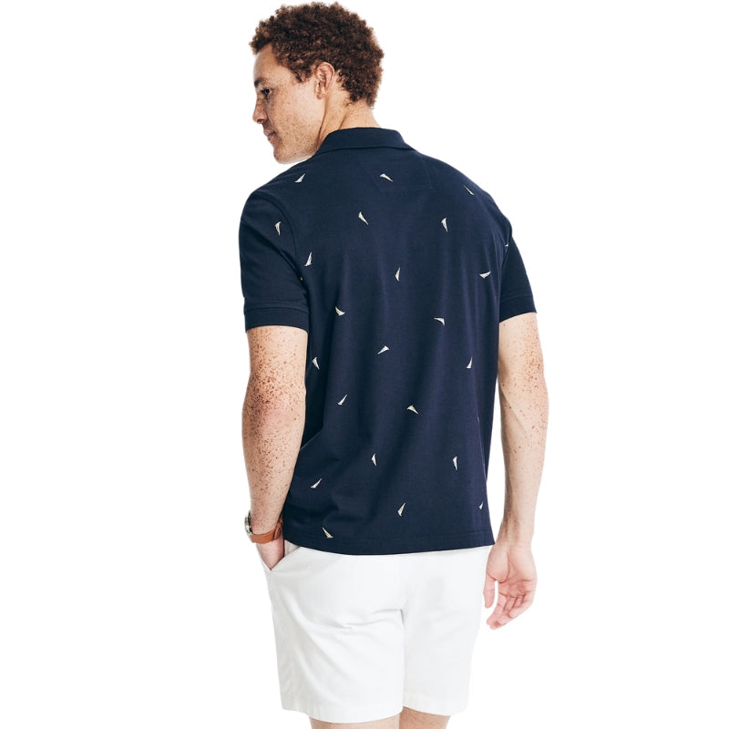 Nautica Classic Fit Printed Polo Shirt
