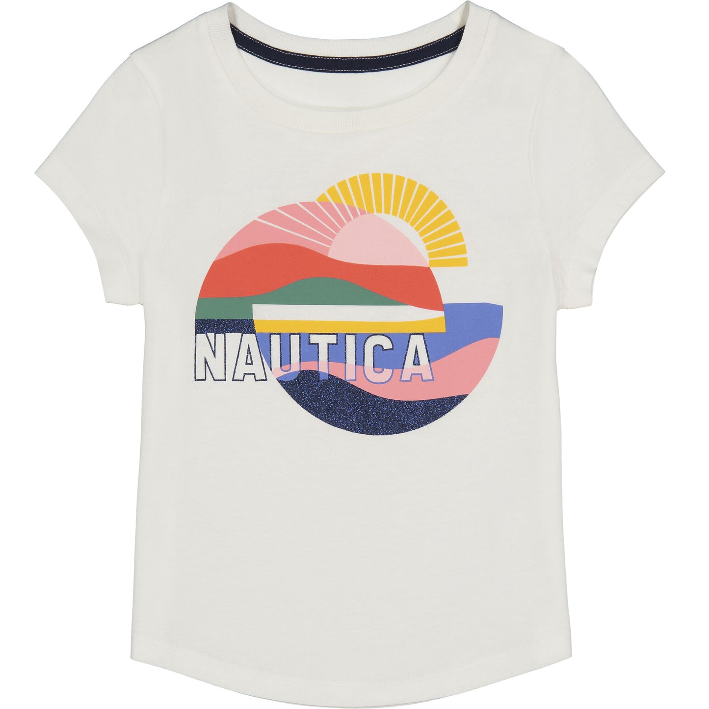 Nautica Girl's Sunrise Graphic T-shirt