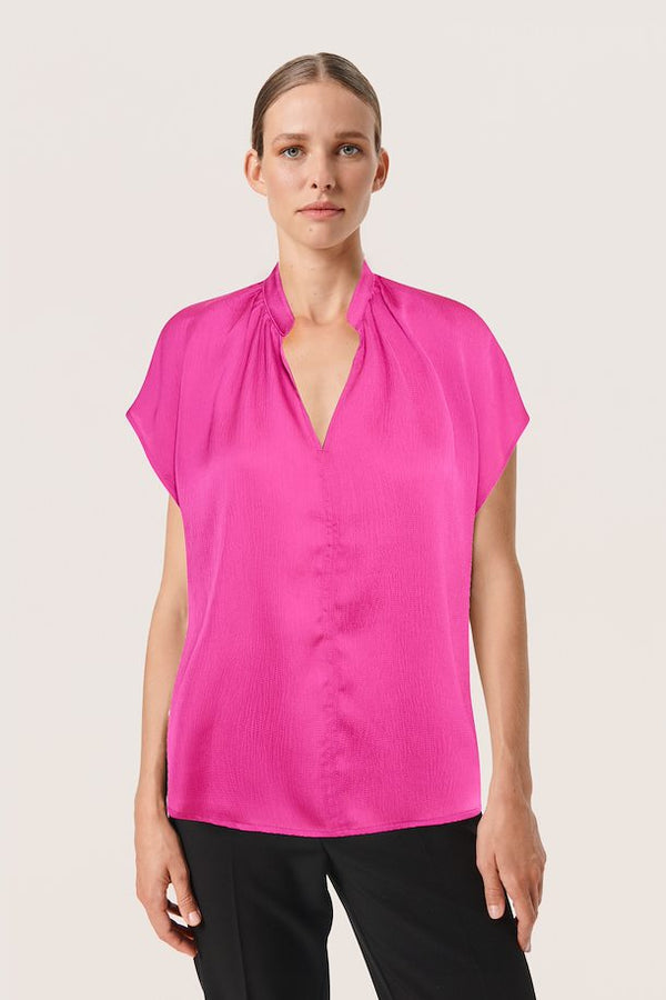 Mellóday Crew Drapey Popover Shirt