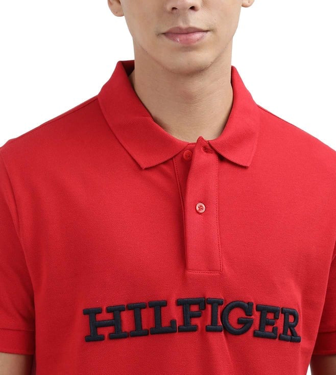 Tommy Hilfiger Embroidered Monotype Regular Fit Polo