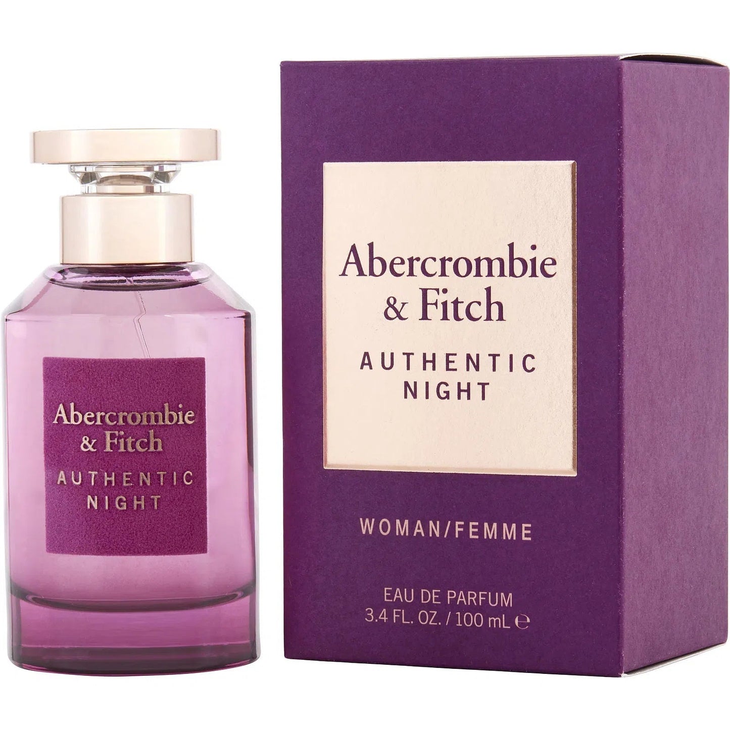Abercrombie & Fitch Authentic Night Women 3.4 oz EDP Spray